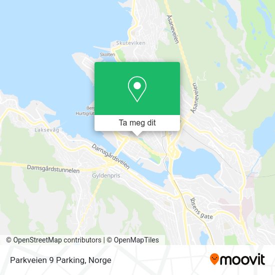 Parkveien 9 Parking kart