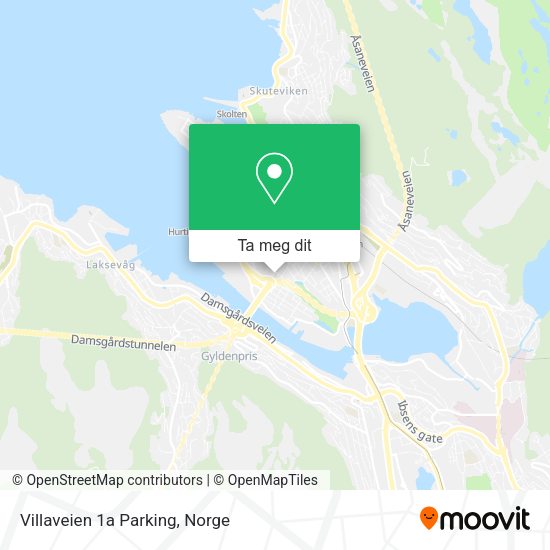 Villaveien 1a Parking kart