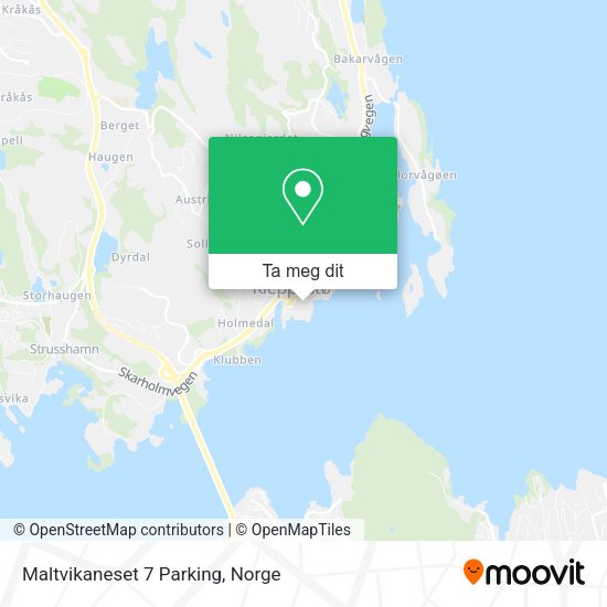 Maltvikaneset 7 Parking kart