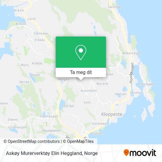 Askøy Murerverktøy Elin Heggland kart