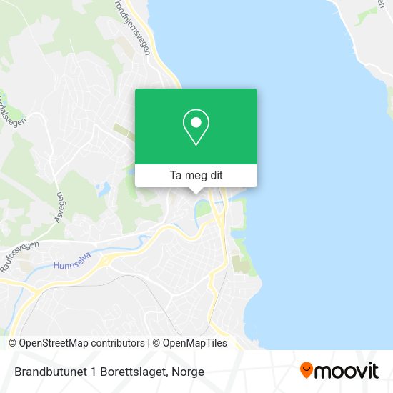 Brandbutunet 1 Borettslaget kart