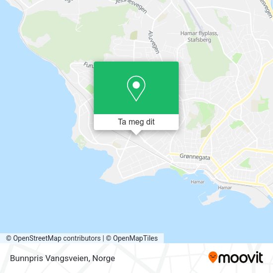 Bunnpris Vangsveien kart