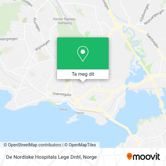 De Nordiske Hospitals Lege Dnhl kart