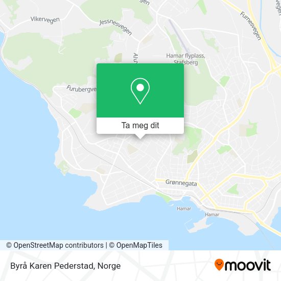 Byrå Karen Pederstad kart