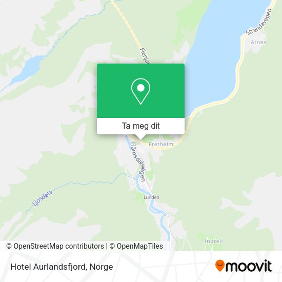 Hotel Aurlandsfjord kart