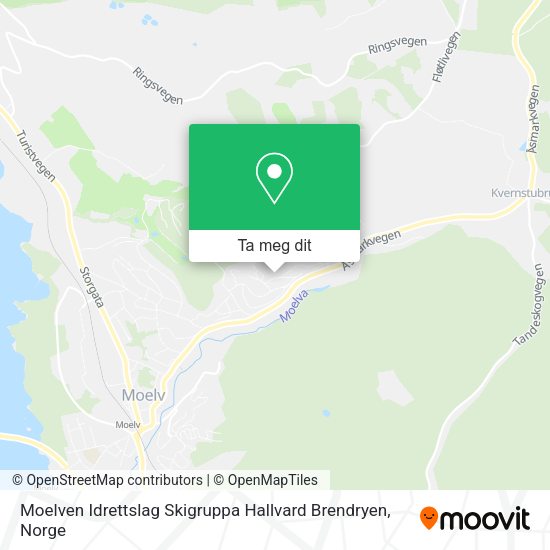Moelven Idrettslag Skigruppa Hallvard Brendryen kart