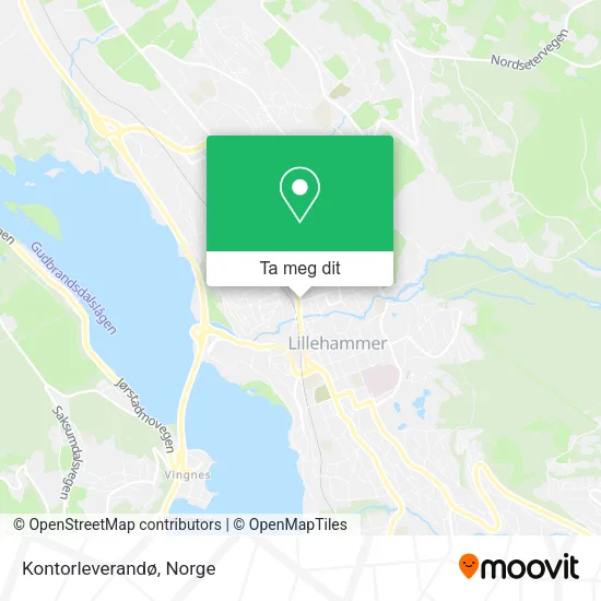 Kontorleverandø kart