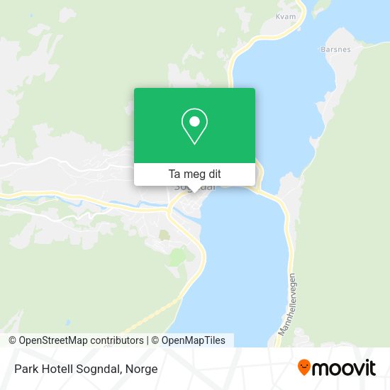 Park Hotell Sogndal kart