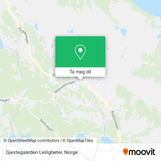 Gjestegaarden Leiligheter kart