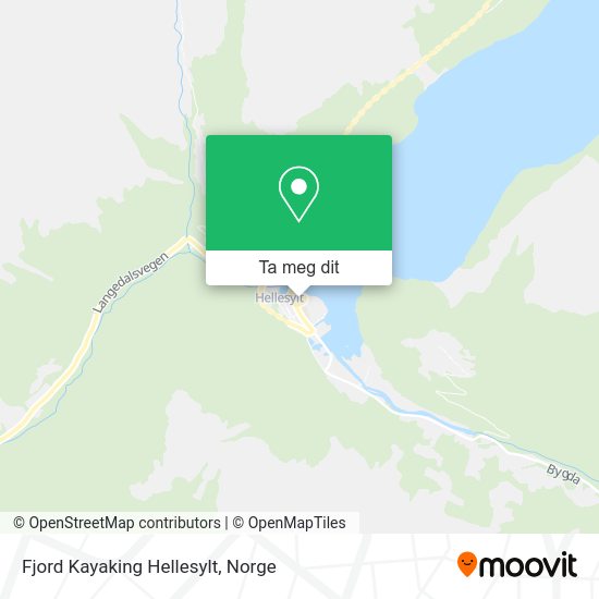 Fjord Kayaking Hellesylt kart