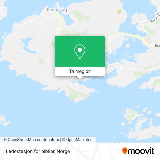 Ladestasjon for elbiler kart