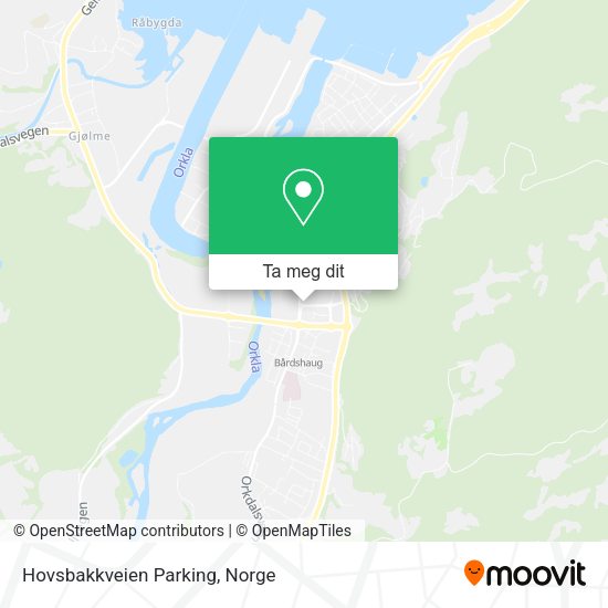 Hovsbakkveien Parking kart