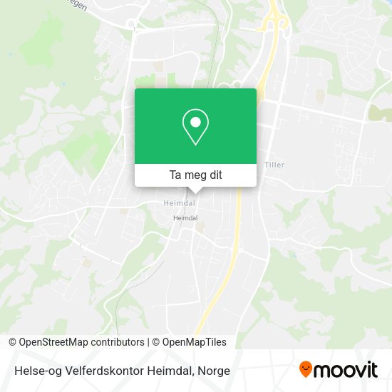 Helse-og Velferdskontor Heimdal kart