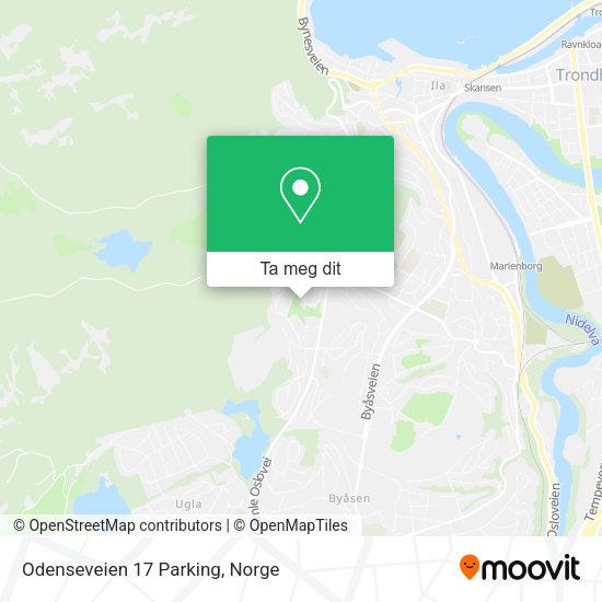 Odenseveien 17 Parking kart