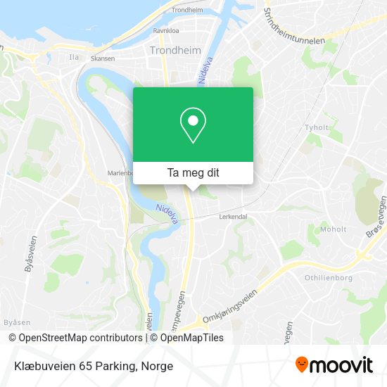 Klæbuveien 65 Parking kart
