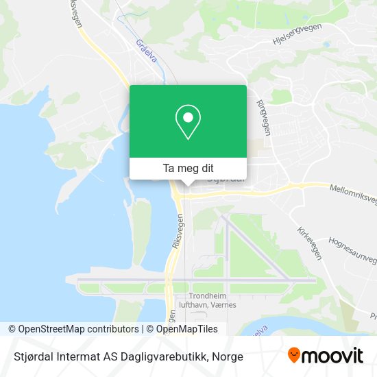 Stjørdal Intermat AS Dagligvarebutikk kart