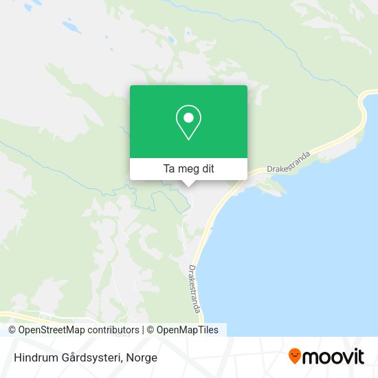 Hindrum Gårdsysteri kart