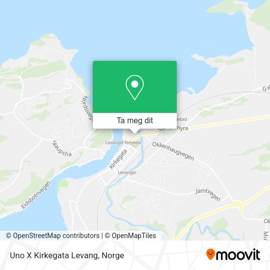 Uno X Kirkegata Levang kart