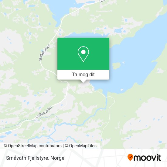 Småvatn Fjellstyre kart