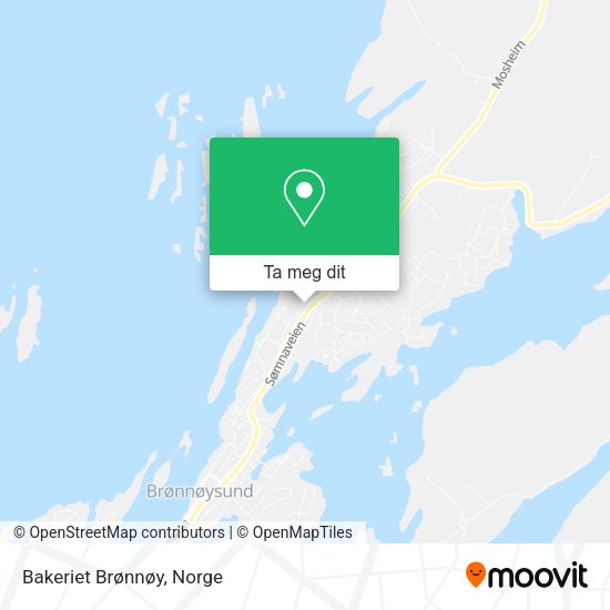 Bakeriet Brønnøy kart