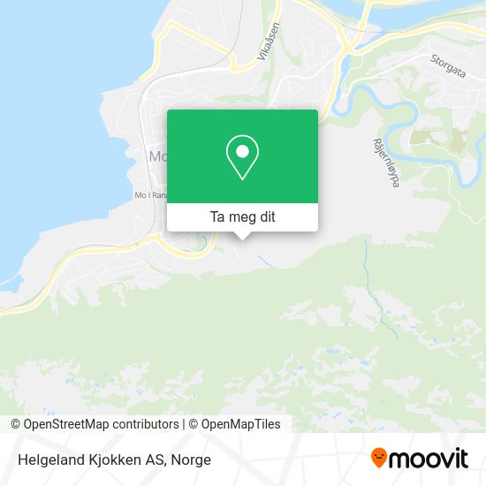 Helgeland Kjokken AS kart