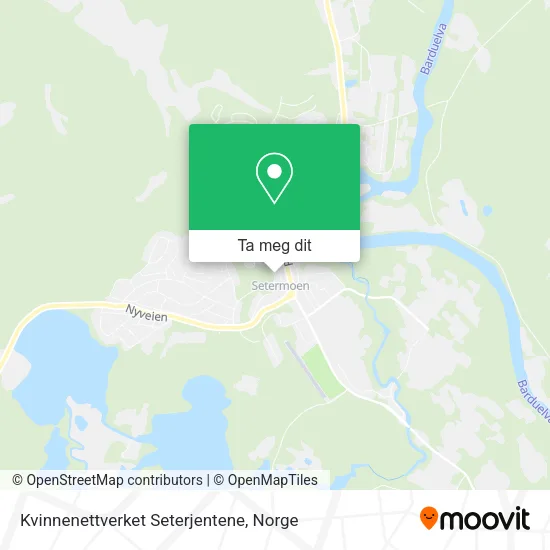 Kvinnenettverket Seterjentene kart