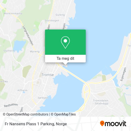 Fr Nansens Plass 1 Parking kart