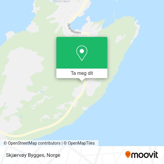 Skjærvøy Bygges kart