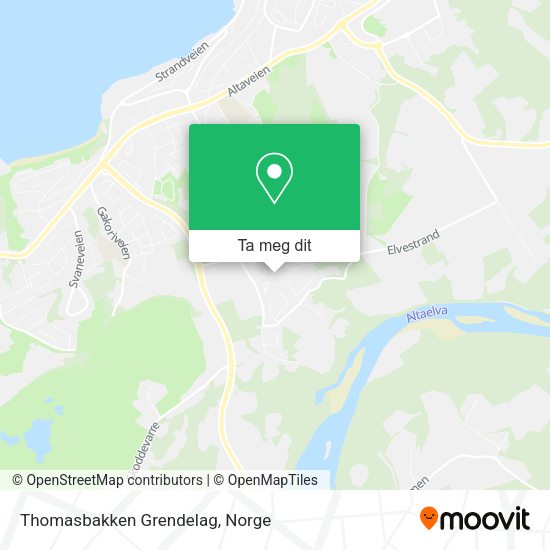 Thomasbakken Grendelag kart