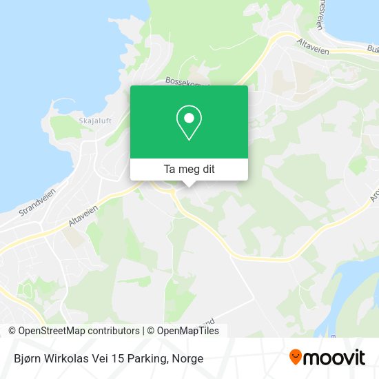 Bjørn Wirkolas Vei 15 Parking kart