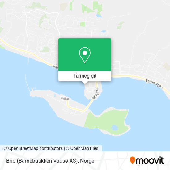 Brio (Barnebutikken Vadsø AS) kart