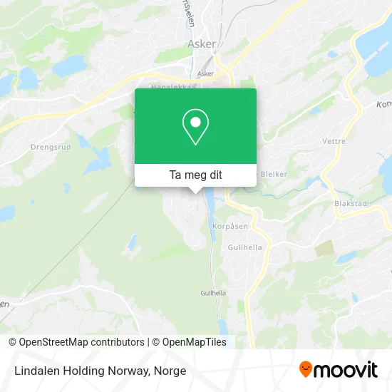 Lindalen Holding Norway kart