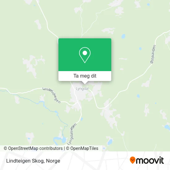 Lindteigen Skog kart