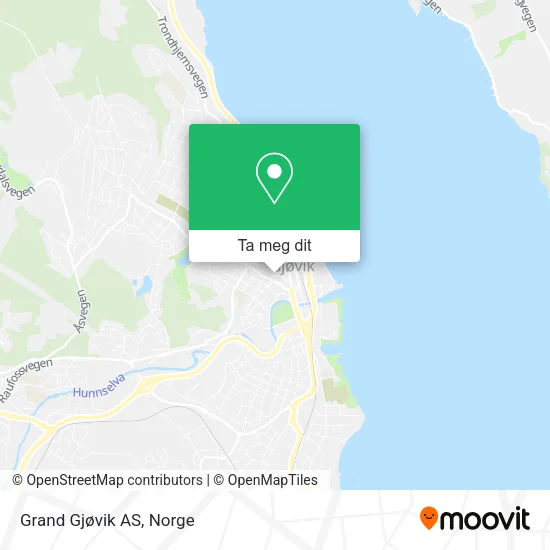 Grand Gjøvik AS kart