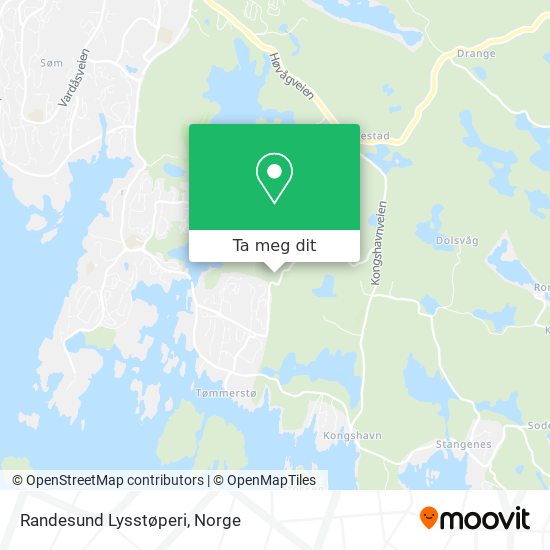 Randesund Lysstøperi kart