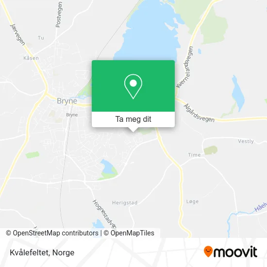 Kvålefeltet kart