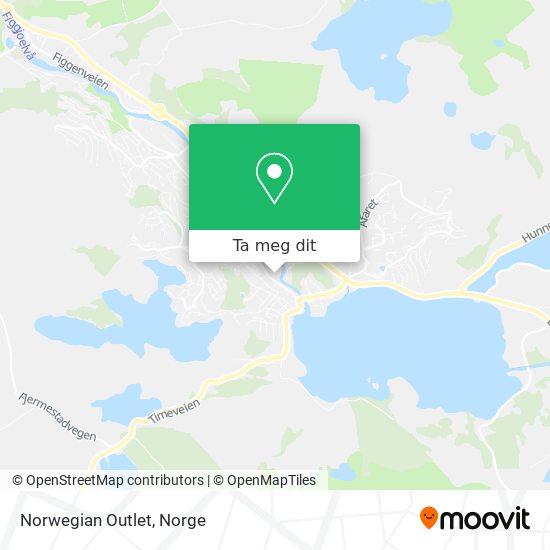 Norwegian Outlet kart