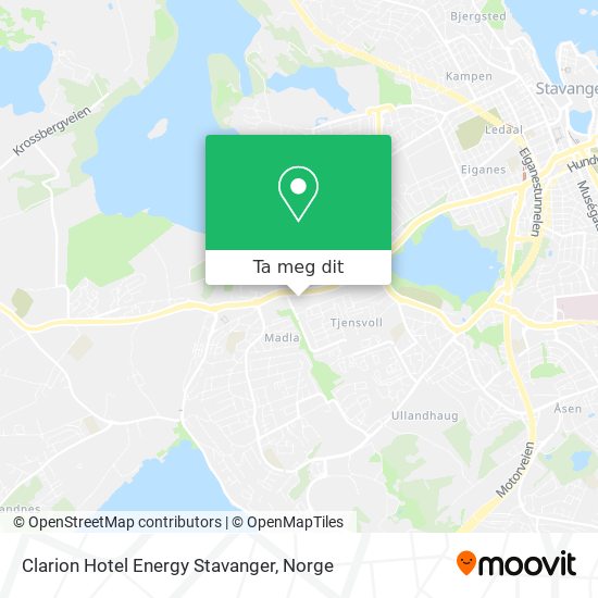 Clarion Hotel Energy Stavanger kart