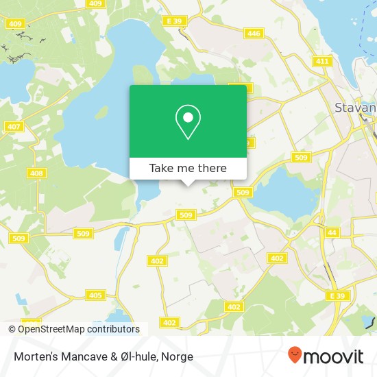 Morten's Mancave & Øl-hule kart