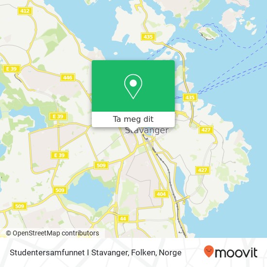 Studentersamfunnet I Stavanger, Folken kart
