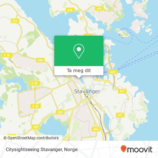 Citysightseeing Stavanger kart