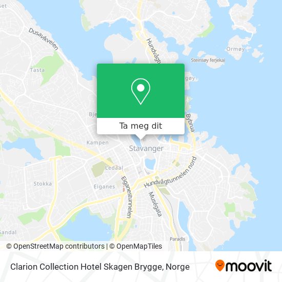 Clarion Collection Hotel Skagen Brygge kart