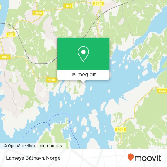 Lamøya Båthavn kart