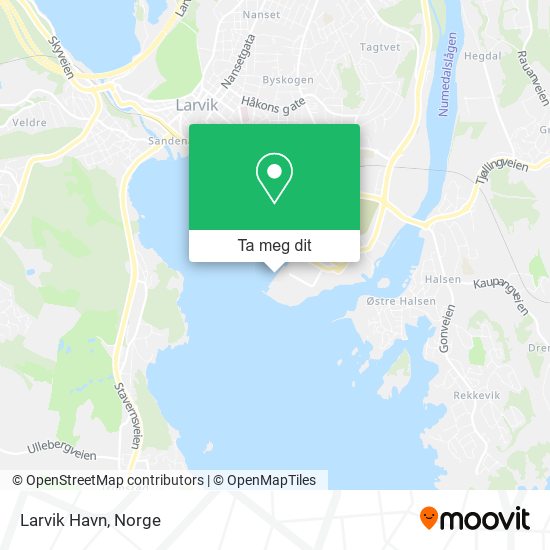 Larvik Havn kart