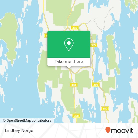 Lindhøy kart