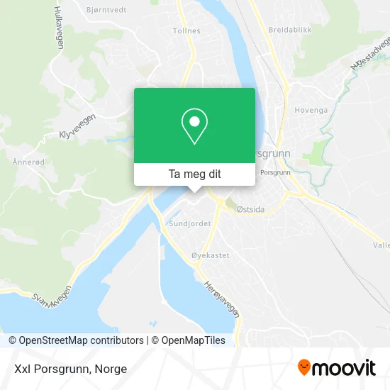Xxl Porsgrunn kart