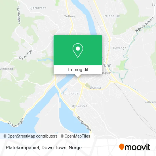 Platekompaniet, Down Town kart