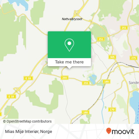 Mias Mijø Interiør kart