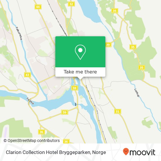 Clarion Collection Hotel Bryggeparken kart