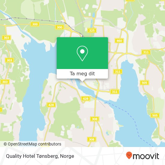 Quality Hotel Tønsberg kart